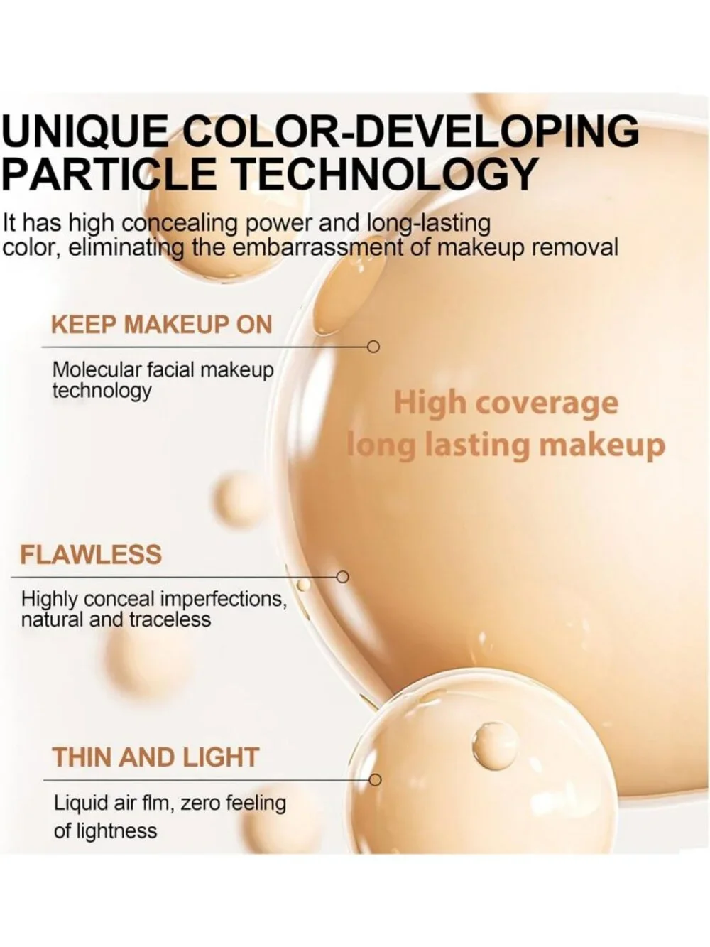 4-in-1 Hydrating Color Changing Foundation - Medium SPF 50+, Longwearing